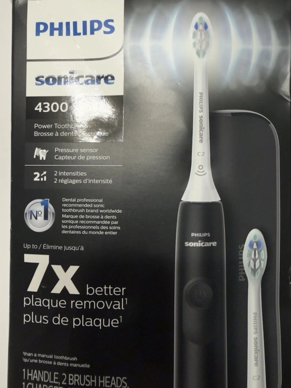 4300 Black Electric Toothbrush - Black
